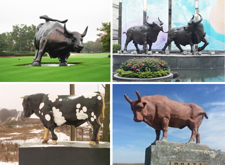 Памятники быкам