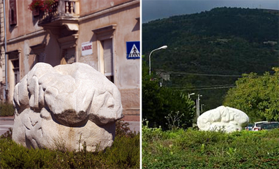 Памятник грибам Хорватия