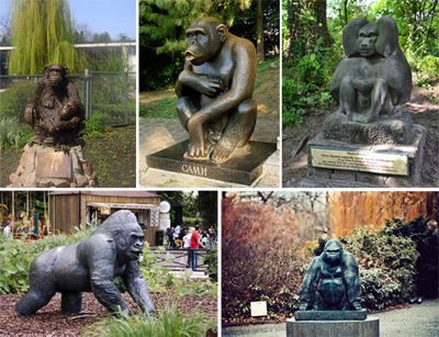 памятники обезьянам
