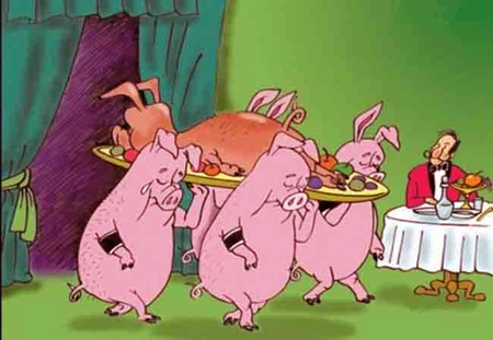 Анекдоты про свиней и кабанов