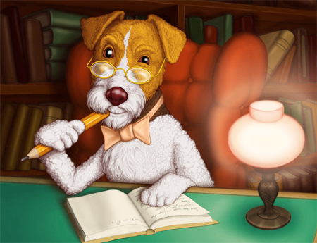 собака литературная